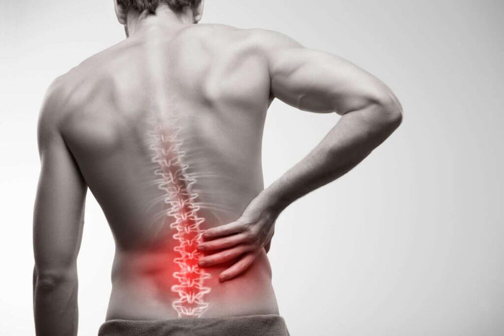 Pain behind